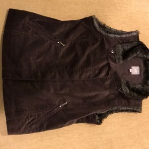 J.Jill Faux Fur Vest